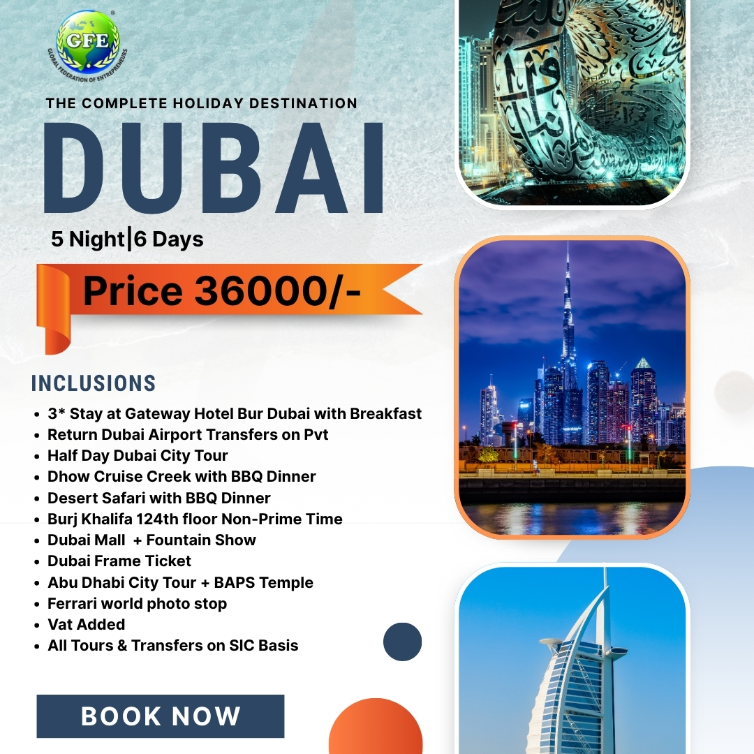 Dubai Tours 5 Nights 6 Days Special Package