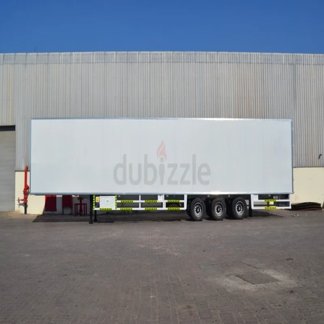 3 Axle Box Trailer New Model UAE Distributor