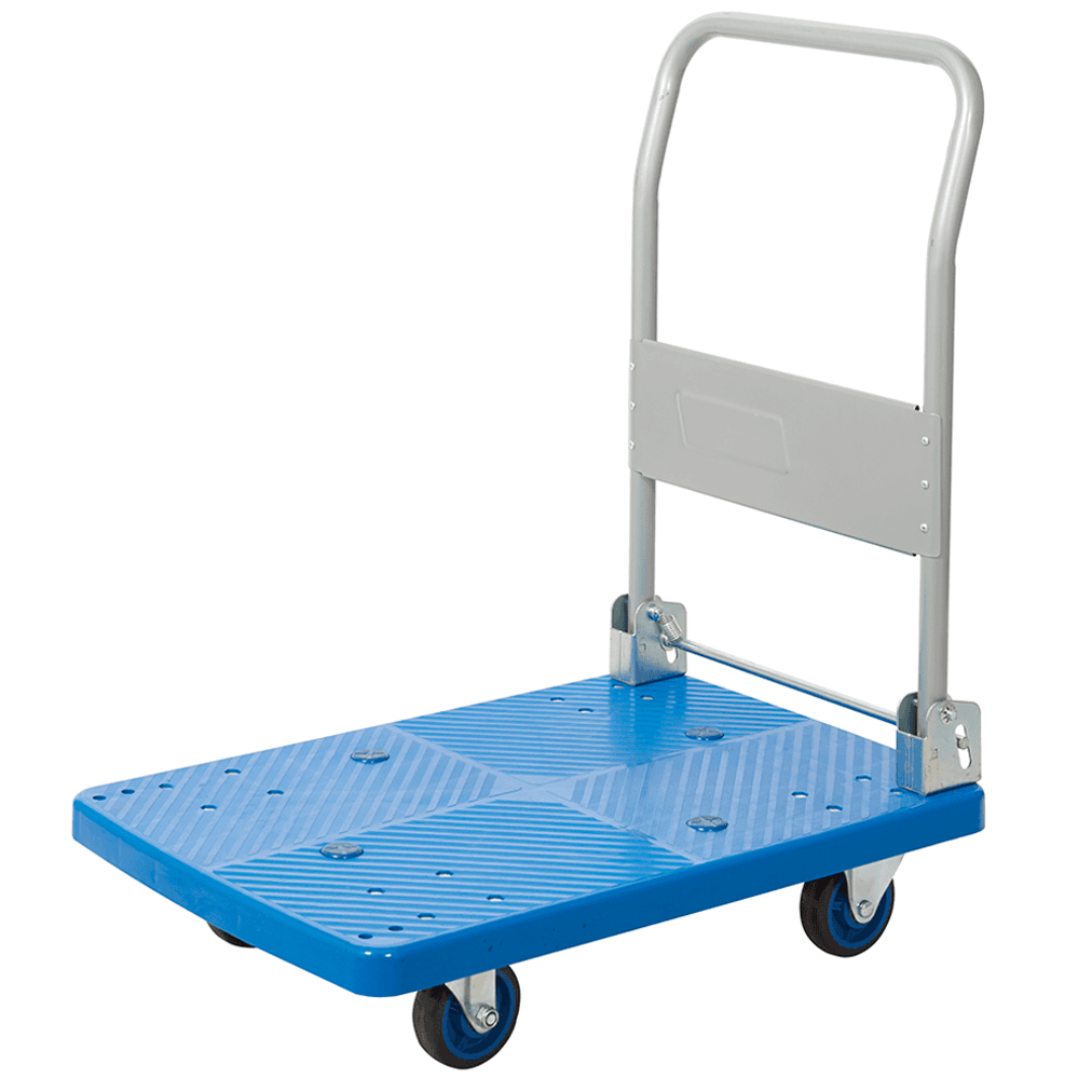 150kg Plastic Platform Trolley Cart UK Material Handler