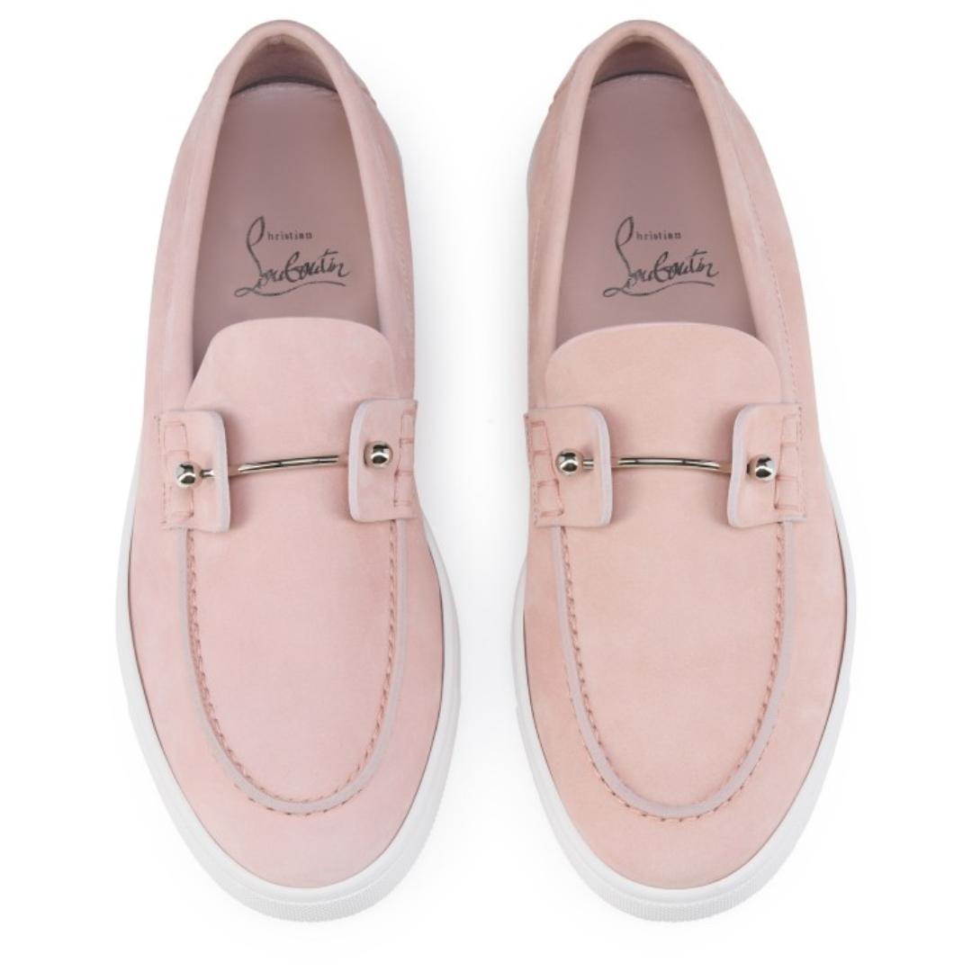 Chambeliboat Loafer Shoes Reversed Nubuck Leather Women