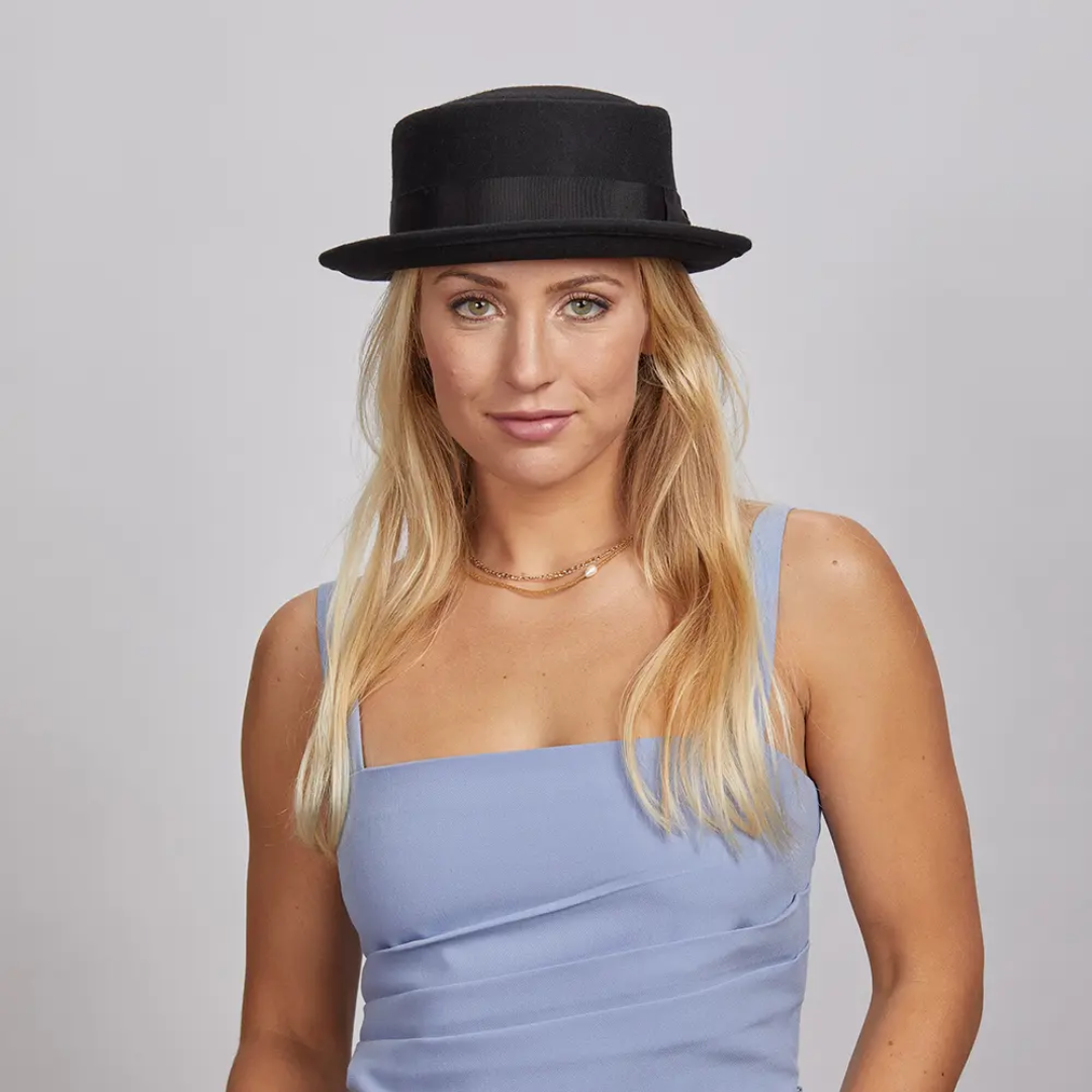 Chi-Town 2.0 Women’s Crushable Wool Felt Pork Pie Hat