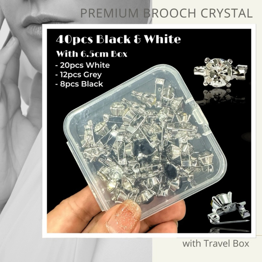 Elegant Pin 40pcs with Travel Box Ideal for Daily Usey