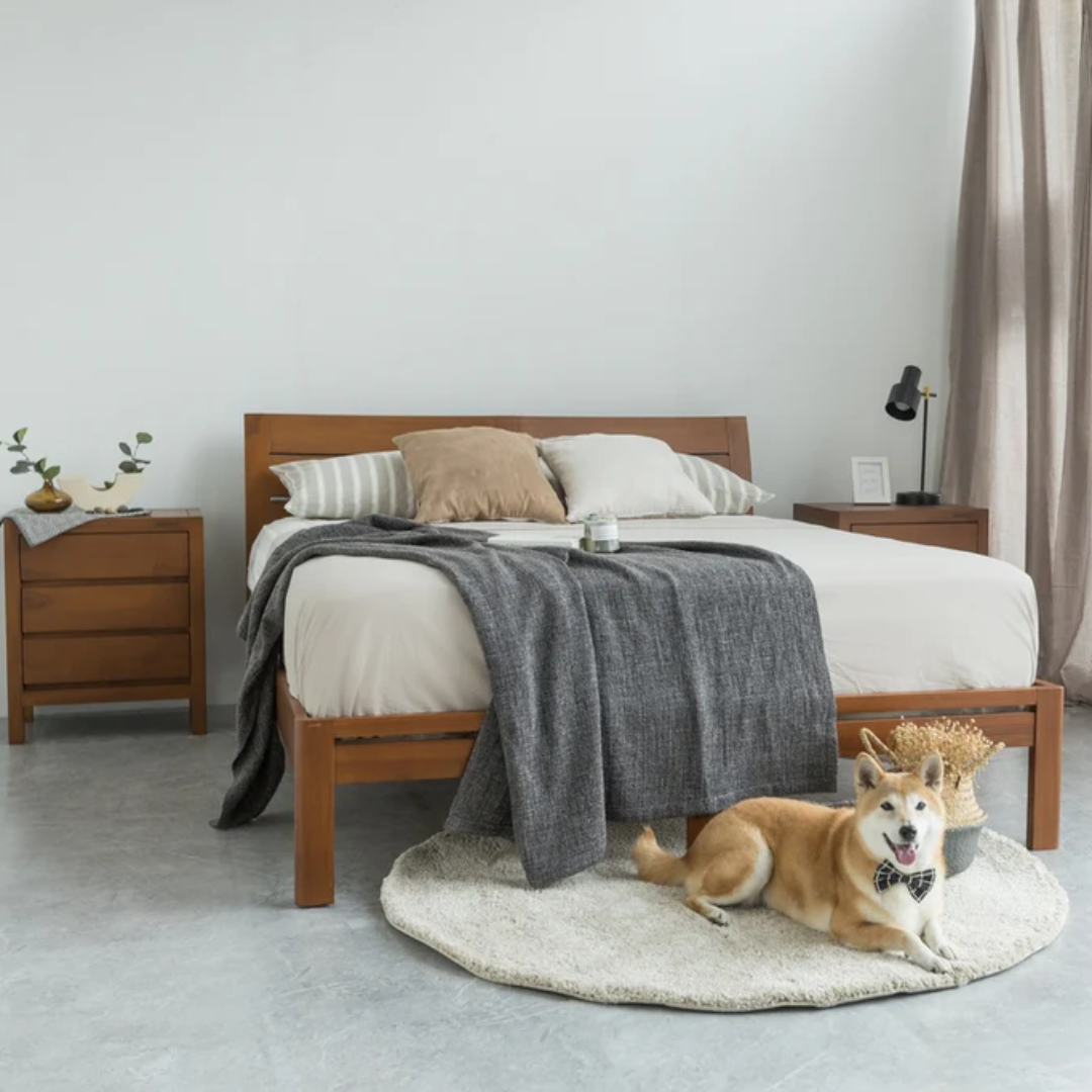 KURVA 5ft Queen Bed with Smart Storage