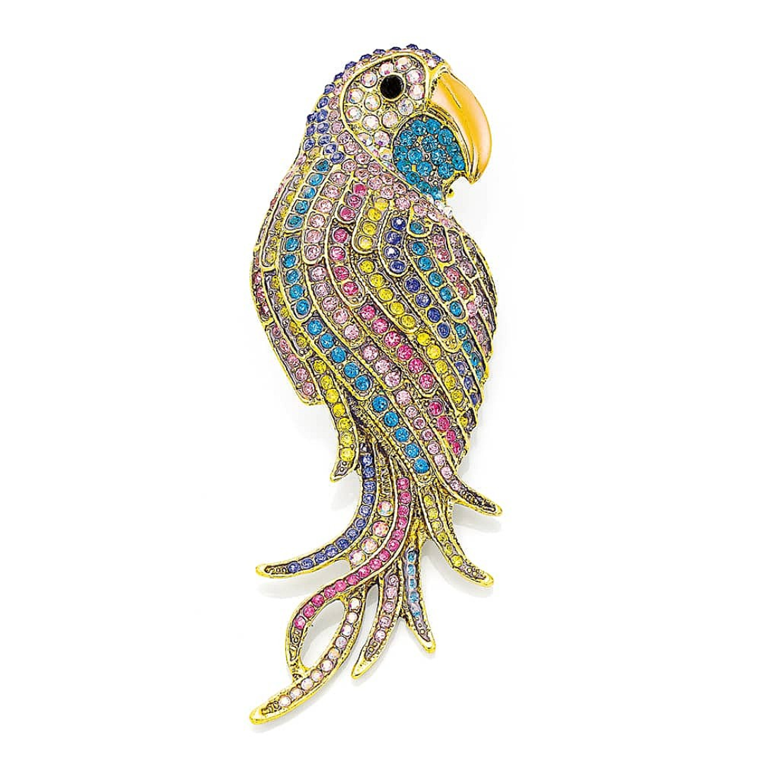 Talk of the Tropics Crystal Brooch and Pin Buy Online