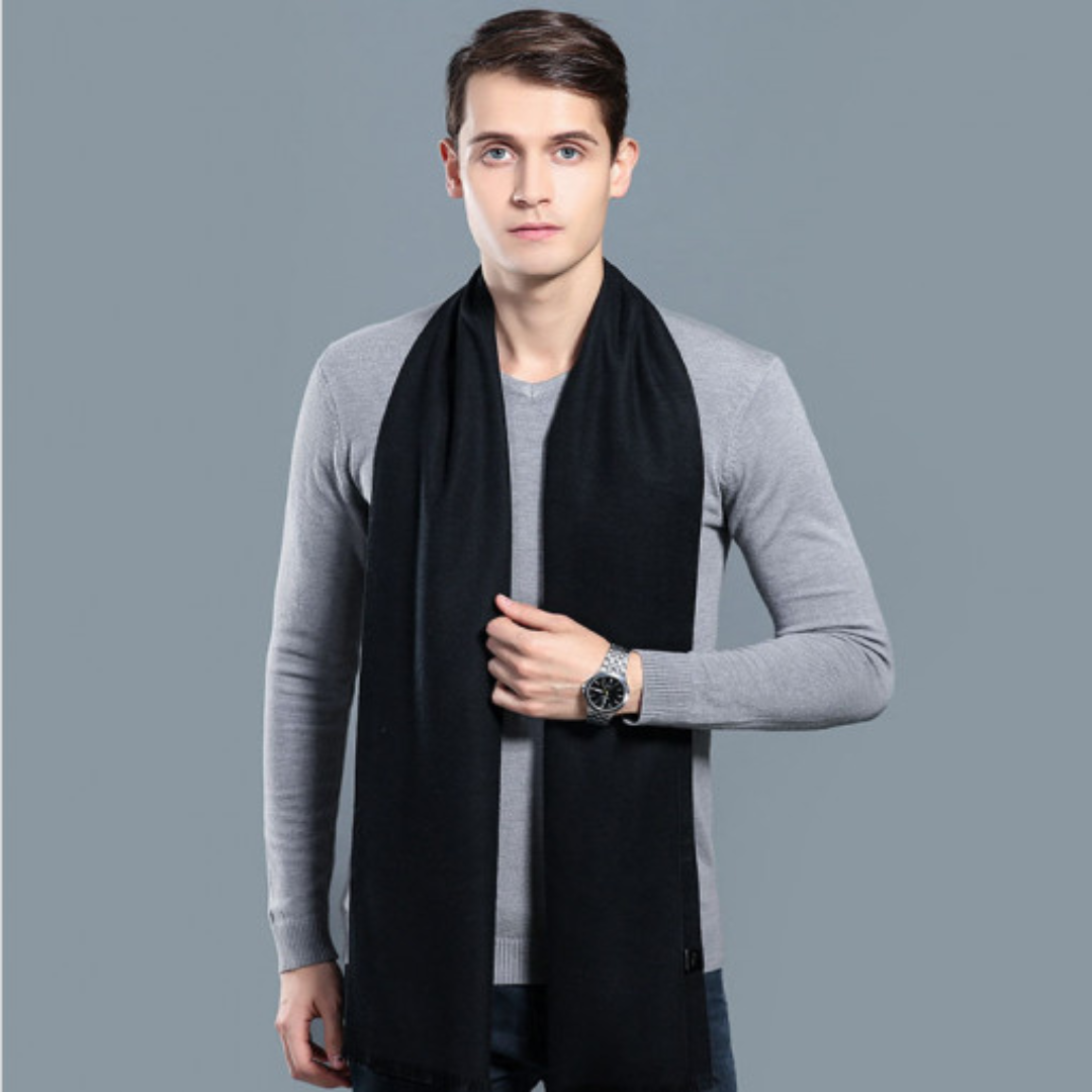 Basic Men's Cotton Scarf K08 High Quality