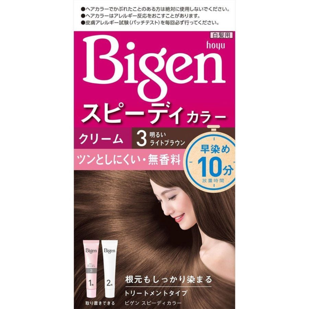 Bigen Speedy Hair Color Cream 3 Light Brown