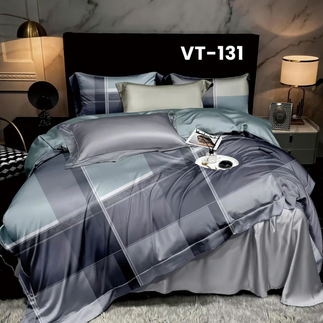 11-Piece Full Bedding Set In Tencel Polyester