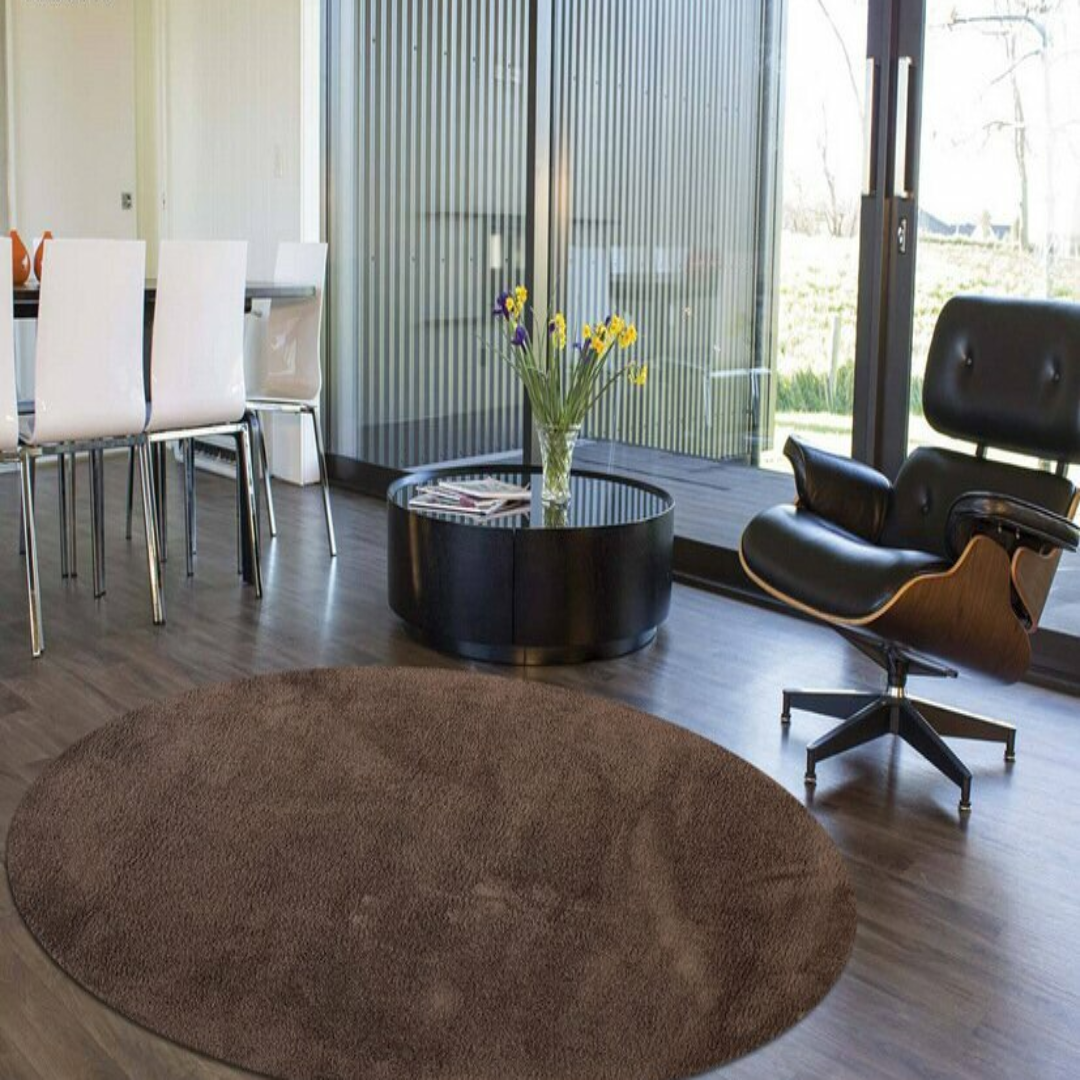Shaggy Washable Rug T0067R for Easy Cleaning