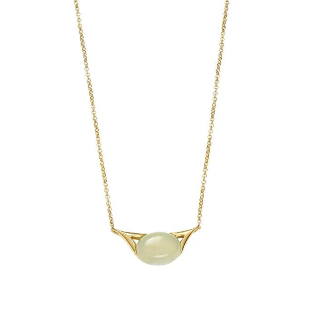 Natural Eye Of Agate Necklace For Women