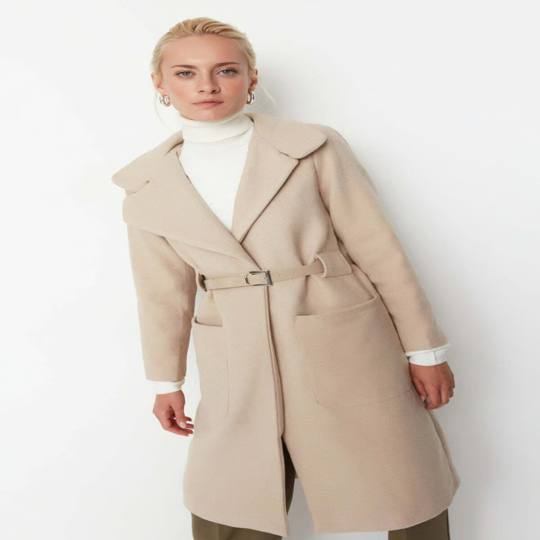 Trendyol Pocket Detail Longline Coat Outwear Price