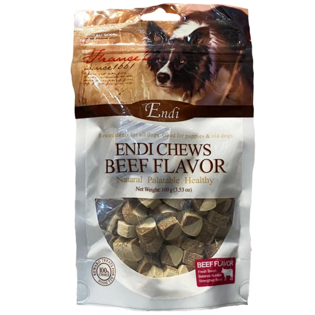Beef Flavor Chew Treats Vegebrand Orgo Endi