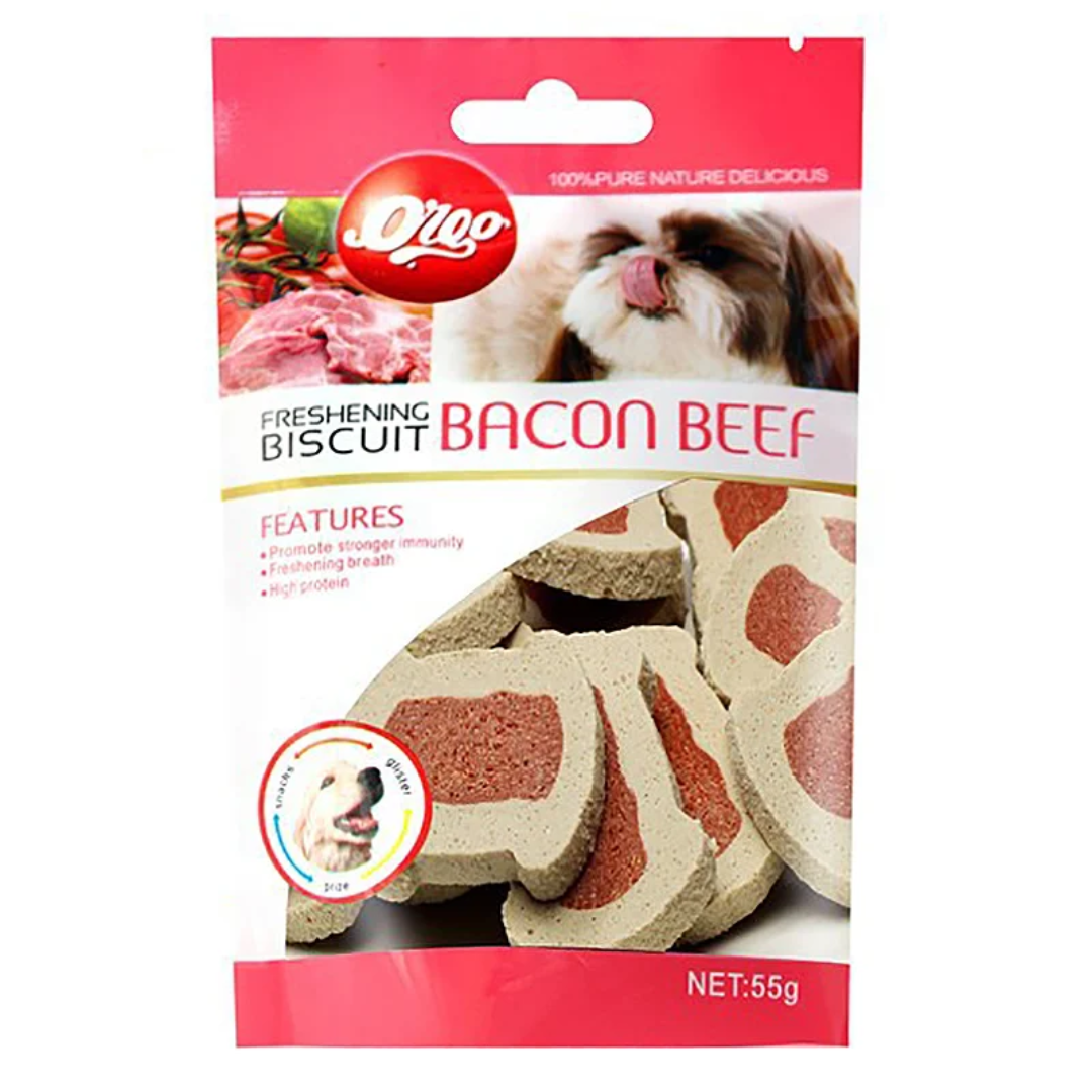 Bacon Beef Biscuit Treats Vegebrand Orgo