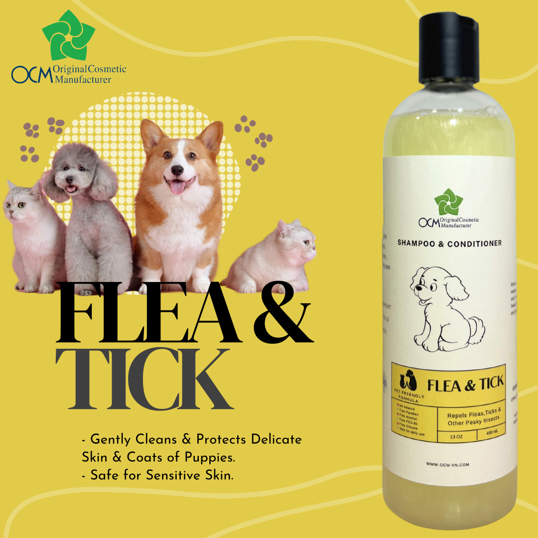 Flea And Tick Control Shampoo For Pets