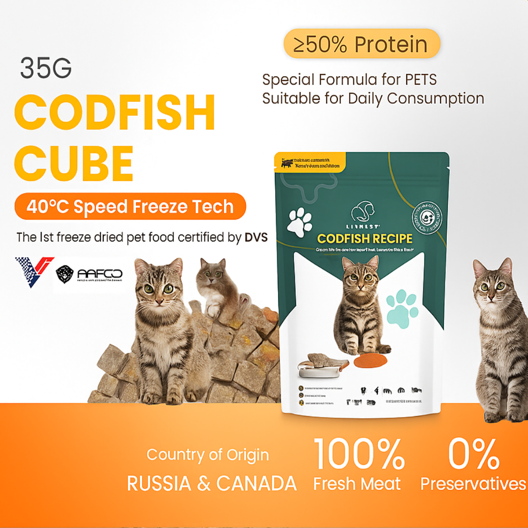 LIONEST FD Codfish Recipe Freeze-Dried Snacks 35g