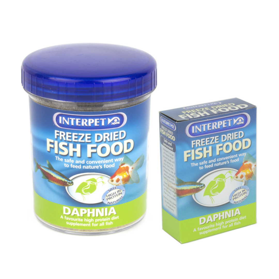 Interpet Freeze Dried Daphnia Fish Food 8g-35g