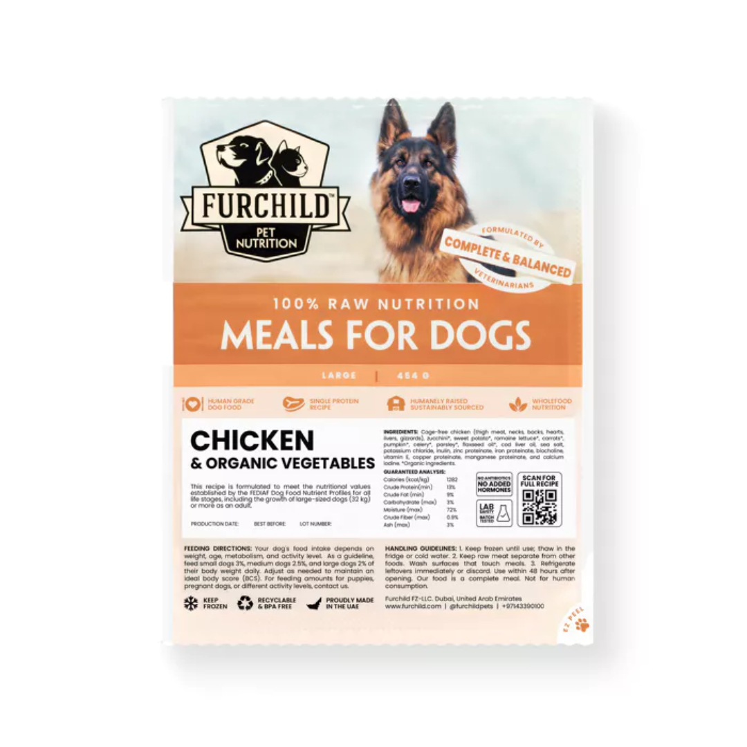 Grain Free Dog Food With Chicken And Vegetables