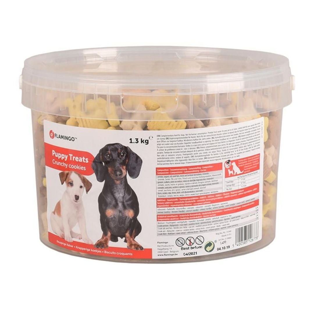 Flamingo Crunchy Cookies Puppy Treats 1.3kg Pack