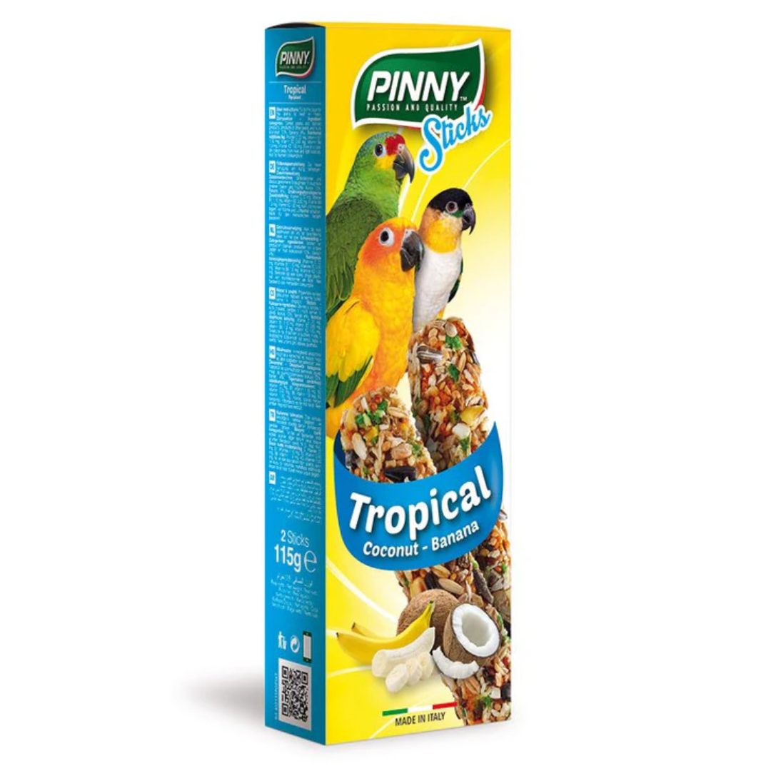 Coconut And Banana Tropical Parakeet Treat Sticks