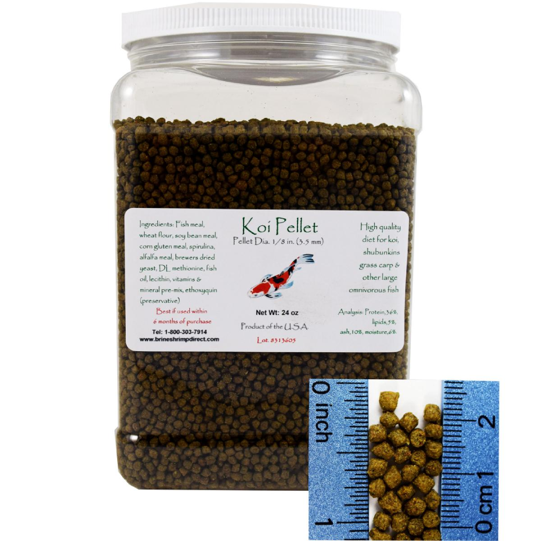 Koi Fish Pellets 3mm 24 Oz Bulk