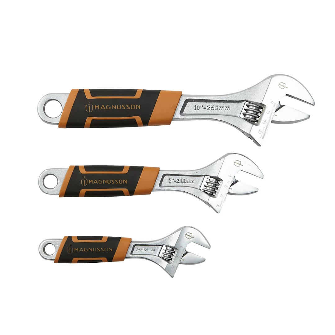 Magnusson Adjustable Wrench Set 3 Piece Available Online