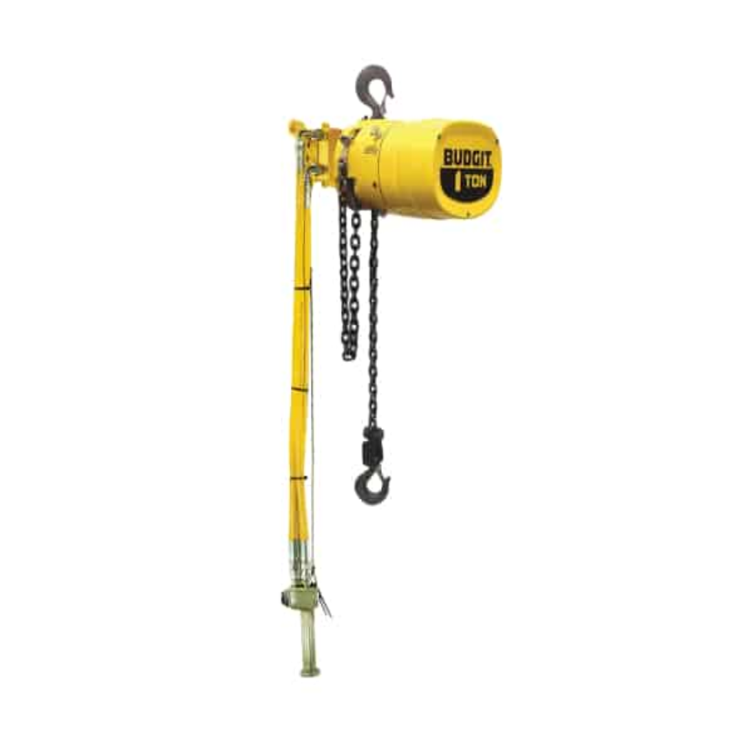 Budgit 1/4-Ton Air Chain Hoist With 10 Ft Lift