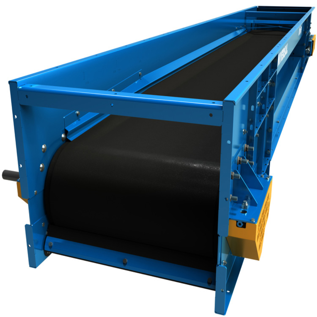 Univey Idler Bed Belt Conveyors For Bulk Material Handling