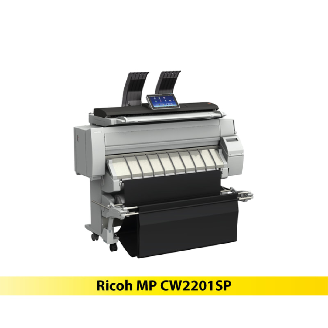 A1 A0 Size Color Photostat Digital Printer Scanner Ricoh MPCW2201SP