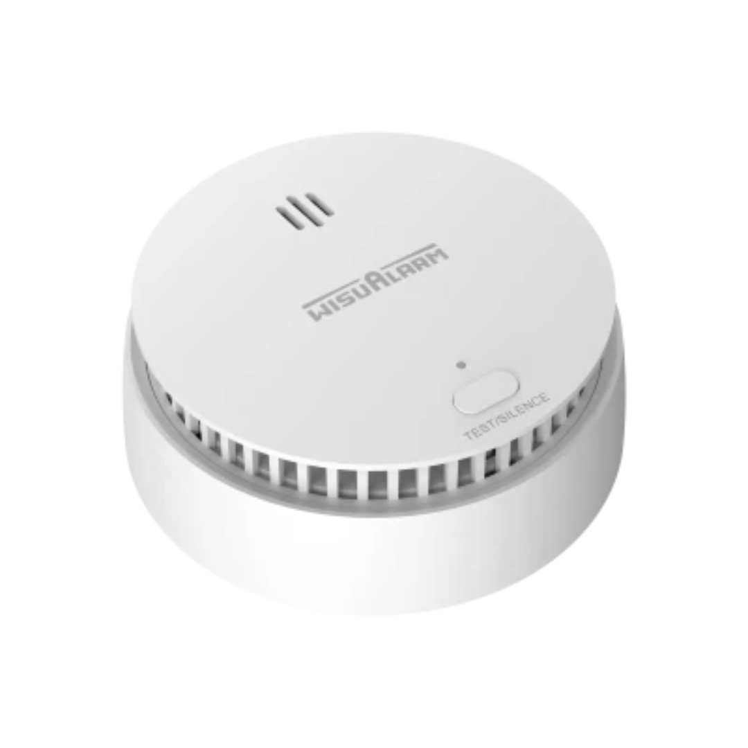 WisuAlarm Lithium Battery Smoke Detector 10 Year Lifespan