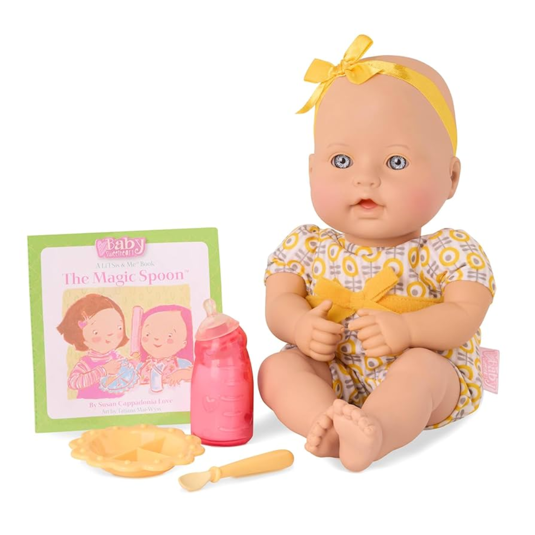 Babydoll Sweetheart Toy-12 Baby Doll With Feeding Accessories