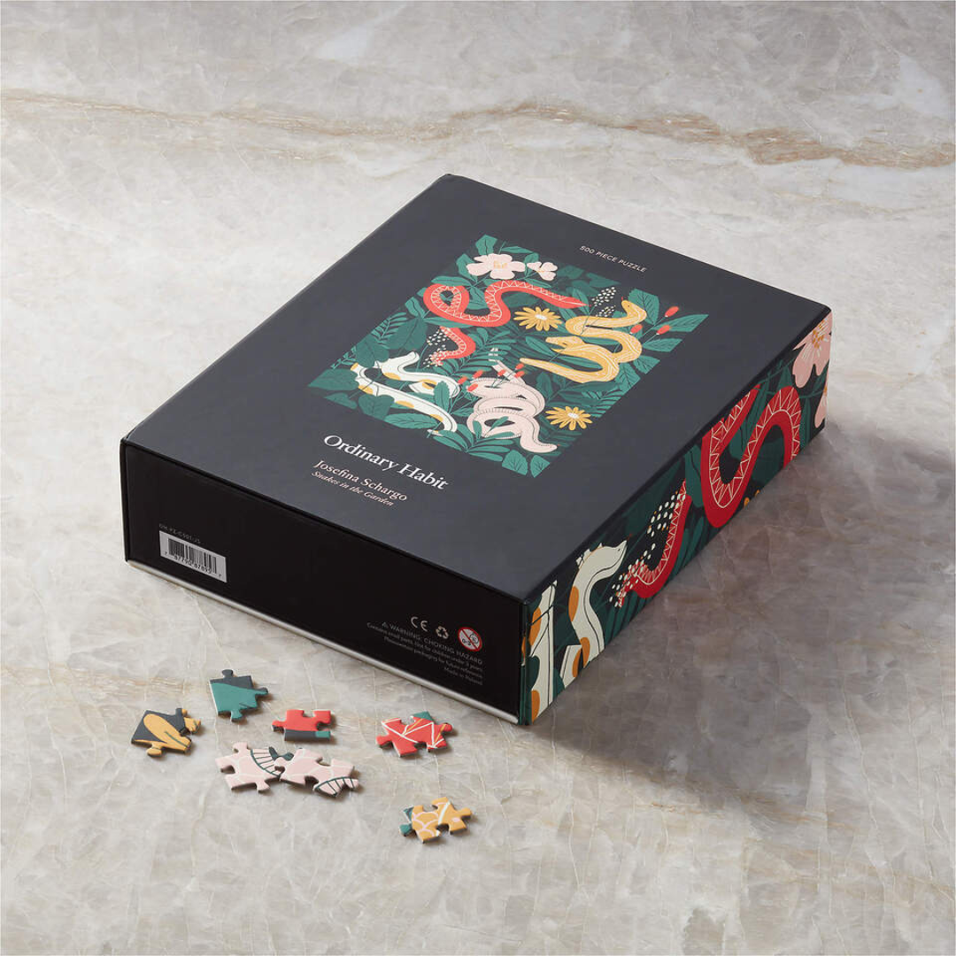 Snakes In The Garden Large Jigsaw Puzzle Game