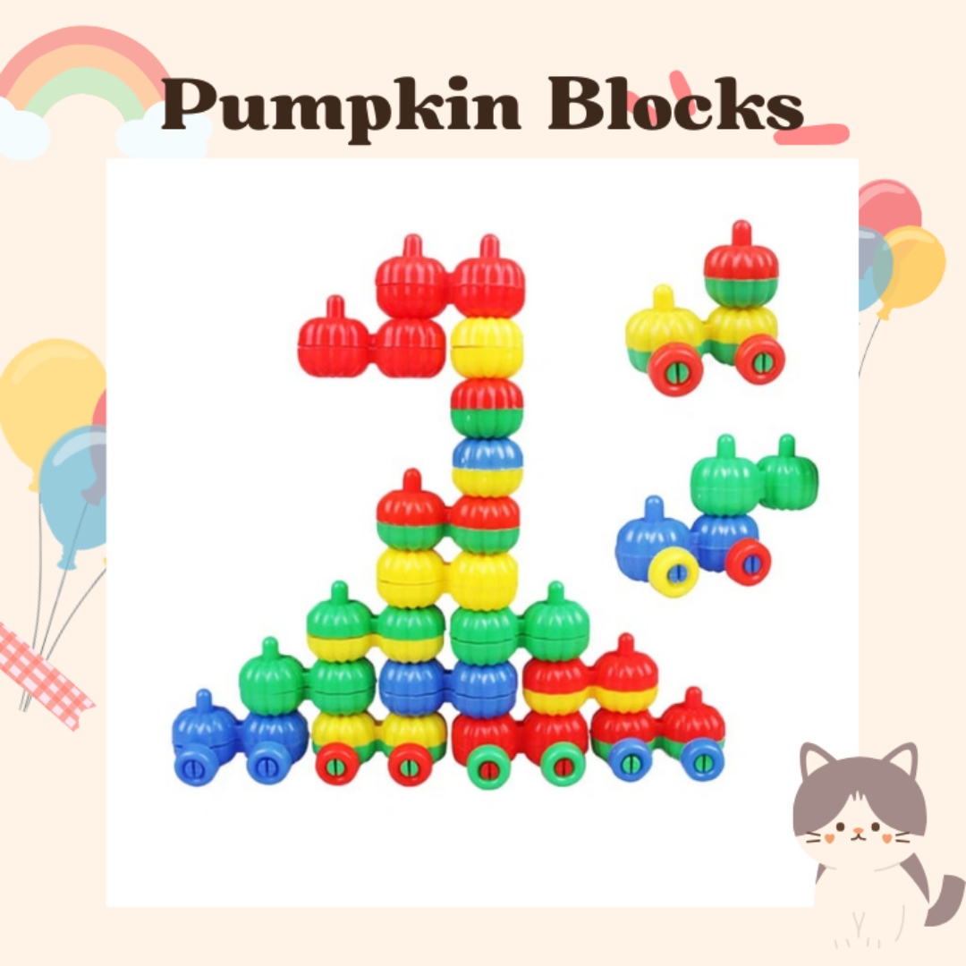 K3588 Manipulative Pumpkin Educational Block Set