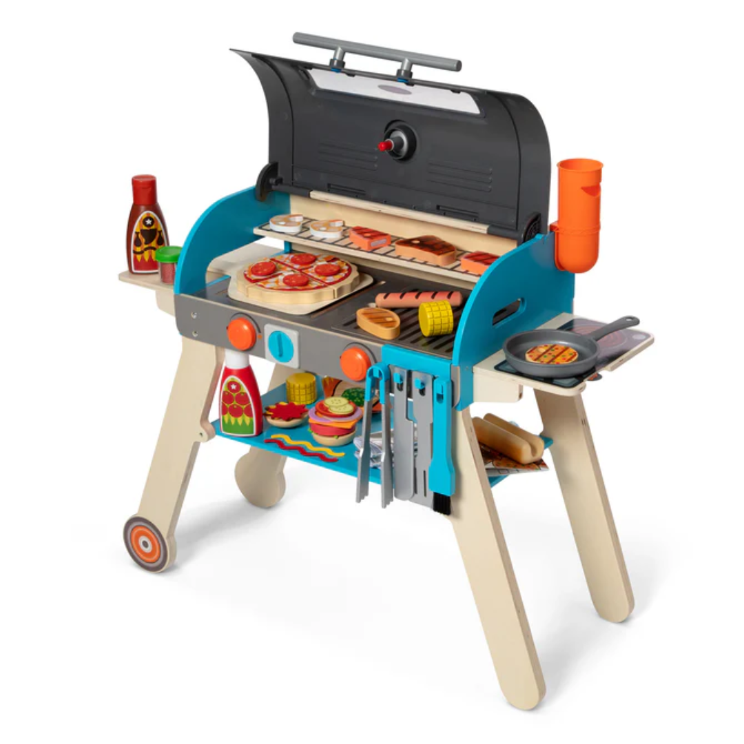 Deluxe Grill & Pizza Oven Pretend Play Set