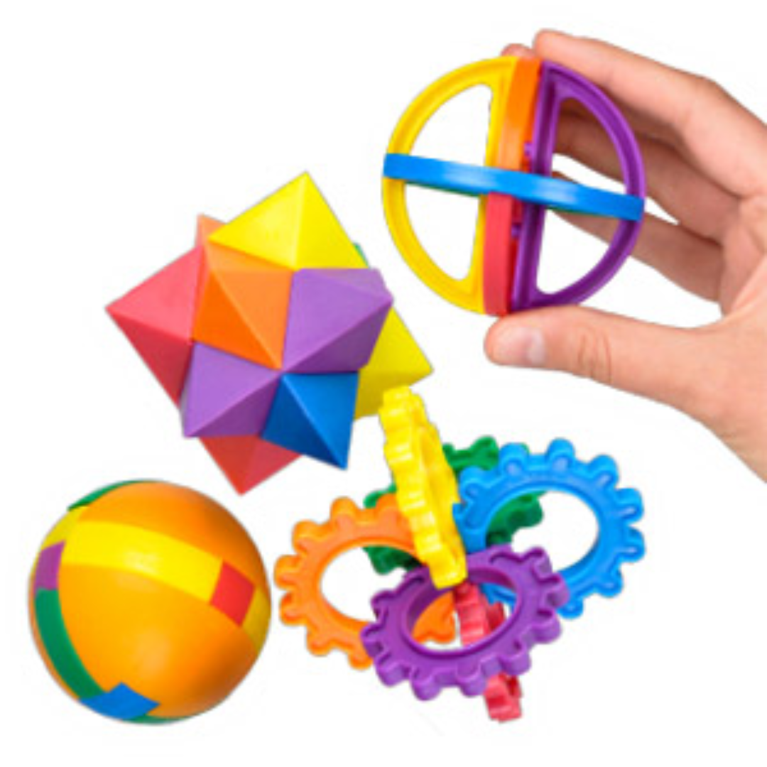 Colorful 3D Puzzle Balls And Spheres Collection