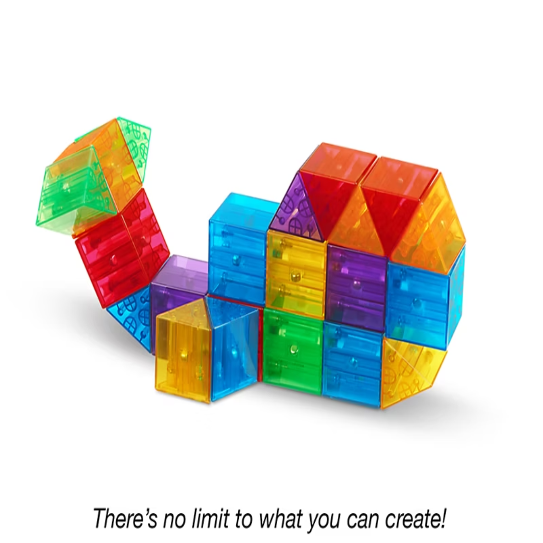 See-Inside Magnetic Blocks For Fun Learning