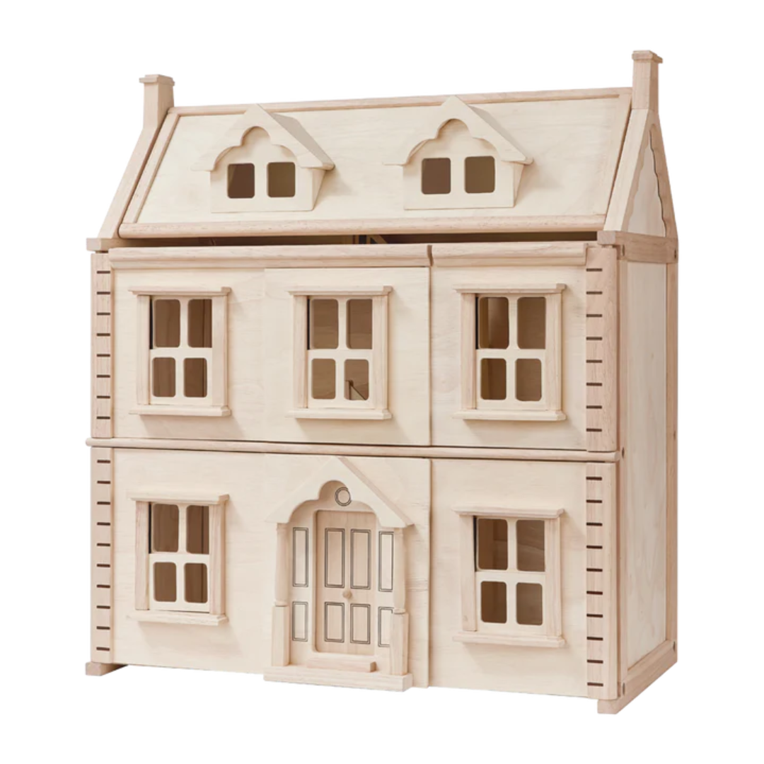 Victorian Wooden Dollhouse For Kids And Collectors
