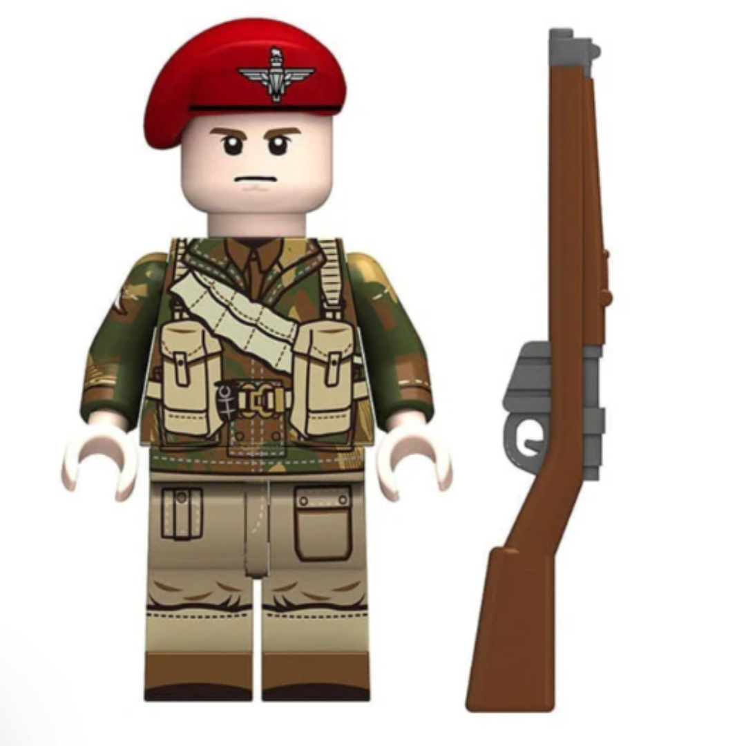 WW2 British Red Devils Paratrooper Soldier Action Figure