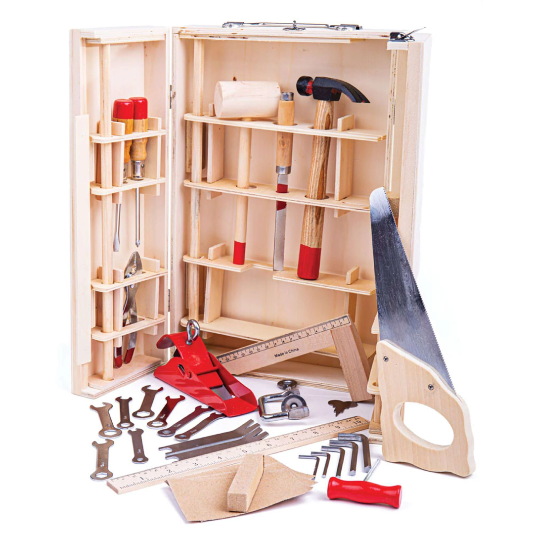 Junior Tool Box Pretend Play Set For Kids Fun