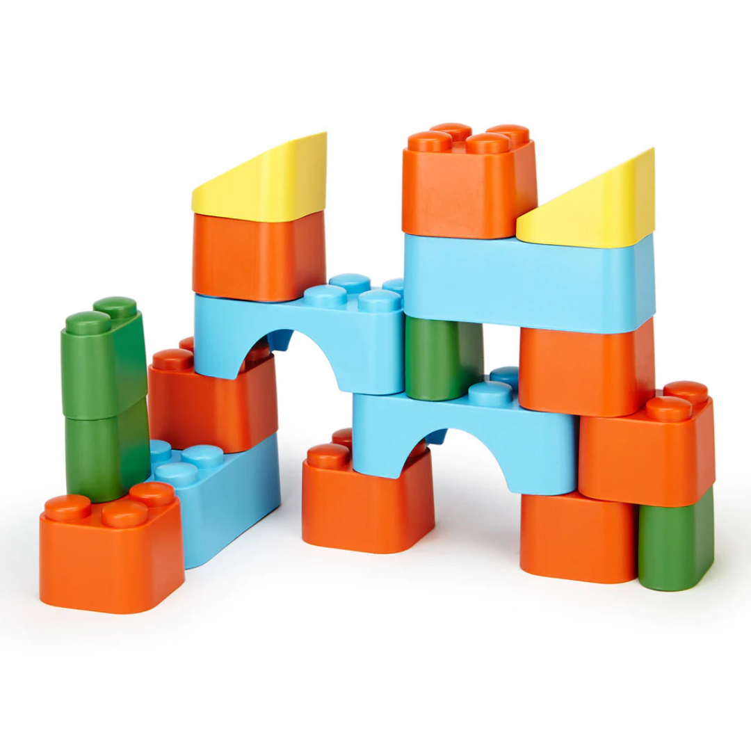 Toy Building Block Set For Creative Construction Play