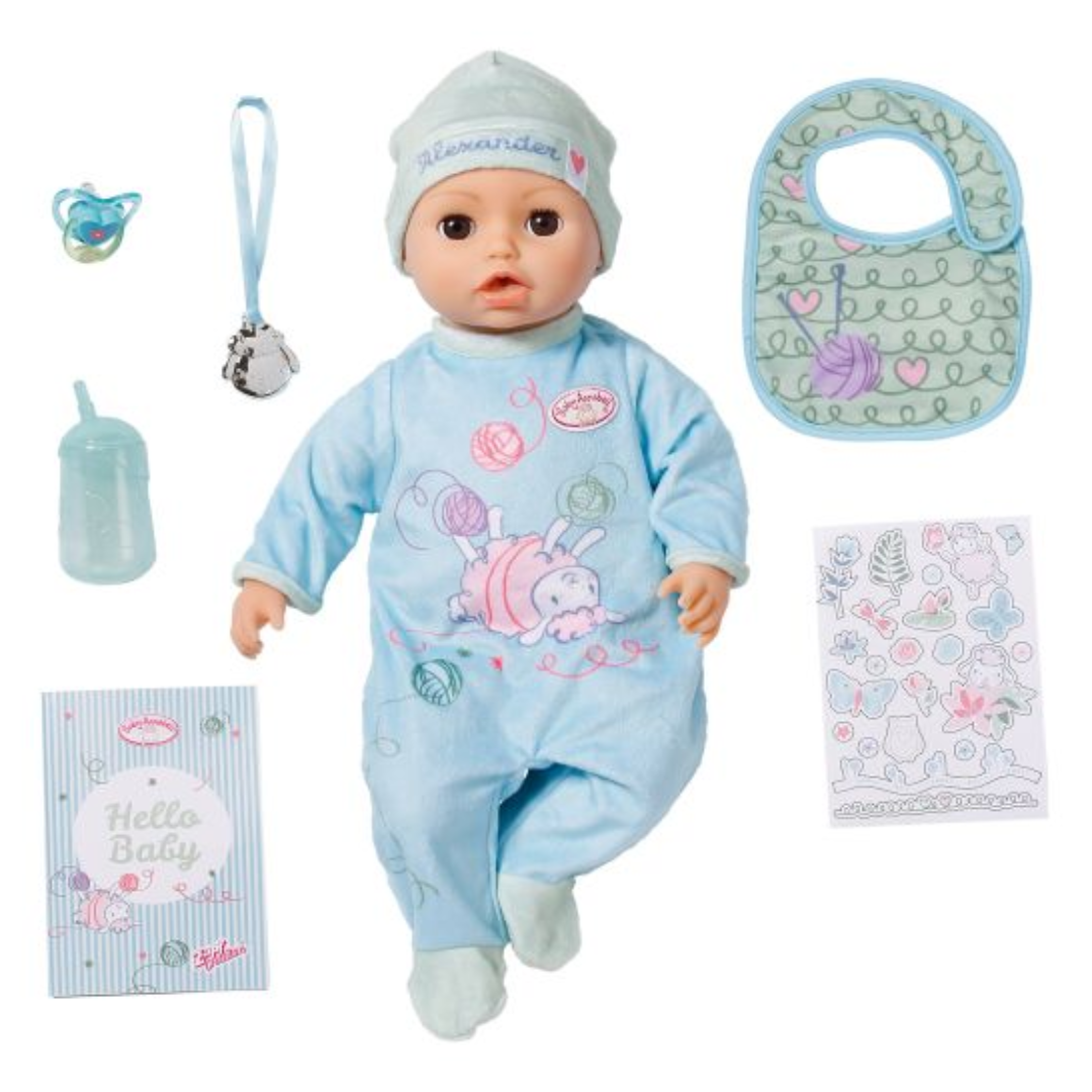 Baby Annabell Interactive Baby Doll Alexander 43cm
