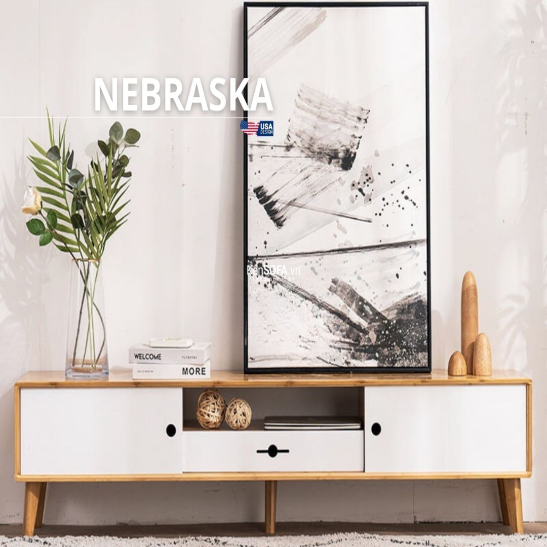 Nebraska Media Console 05 for Elegant Entertainment Storage