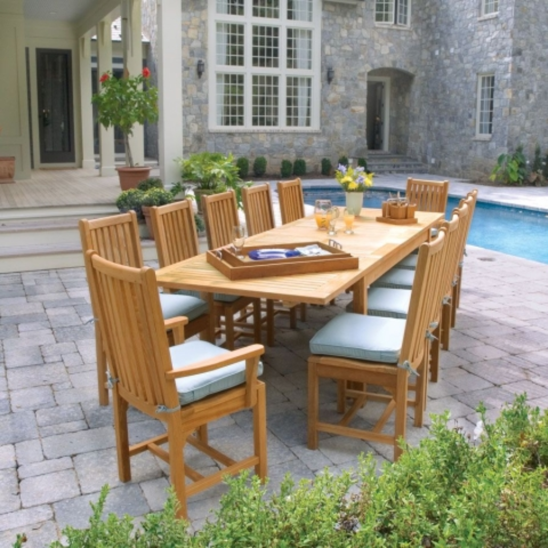 Teak Extension Dining Table for Flexible Family Hosting