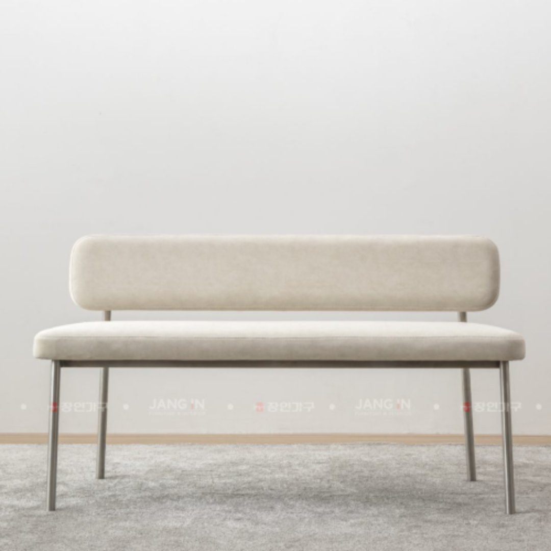 Adeline ML Beige 4-Seater Bench Dining for Cozy Seating