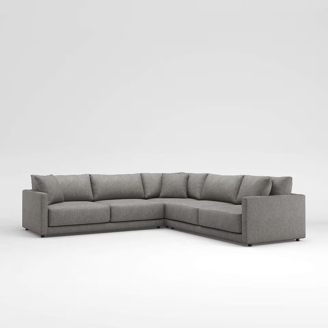 Gather Deep 3-Piece Sectional Sofa for Premium Living Spaces