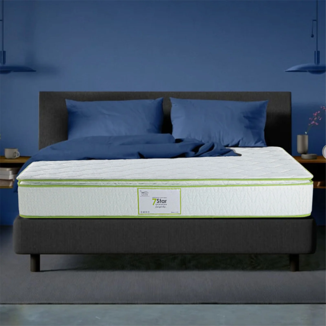 7 Star Pillow Top Hybrid Mattress by Ruby for Deep Rest