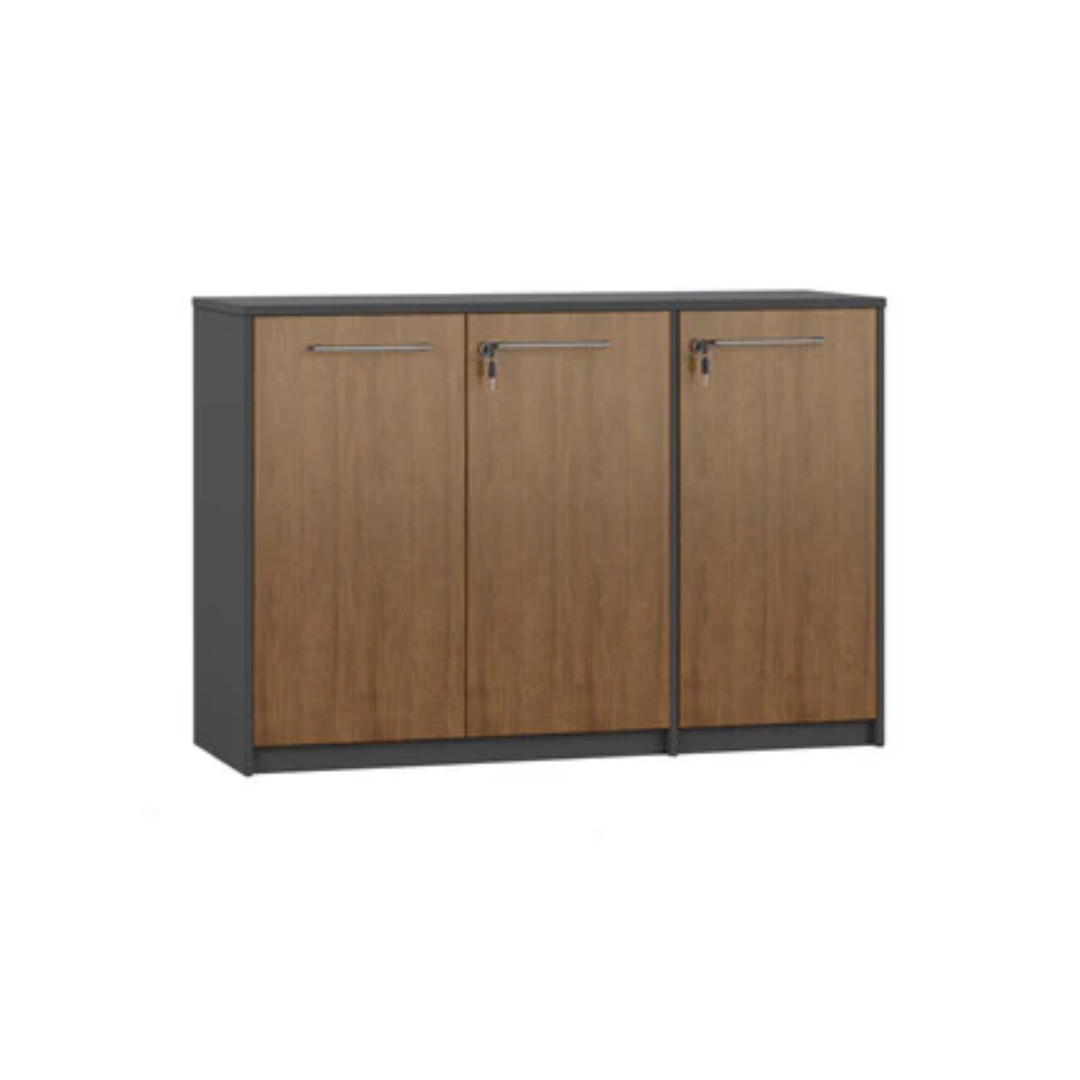 VOFFOV Lateral Filing Cabinet with 3 Secure Lock Doors