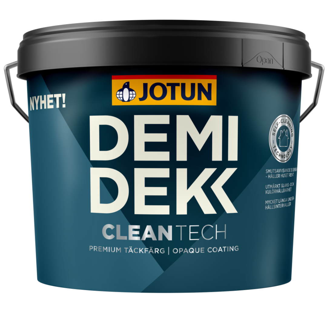 Demidekk Cleantech Topcoat for Long-Lasting Exterior Finish