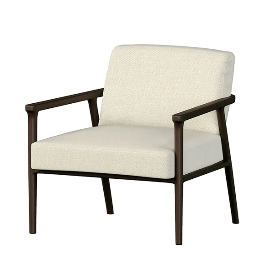 Odi Accent Chair with Brown Frame for Hospitality Projects