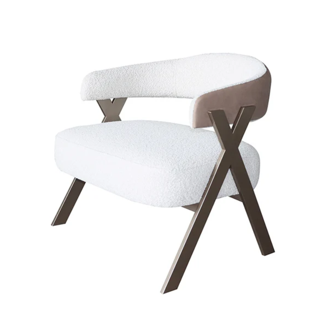 Tate Two Tone Armchair for Designer Spaces and Bulk Supply