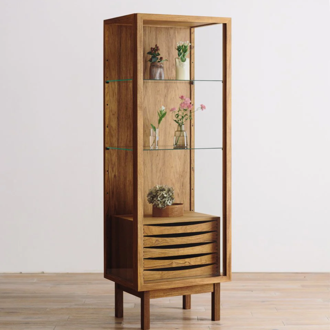 Open Shelving Curio Cabinet for Display and Trade Projects