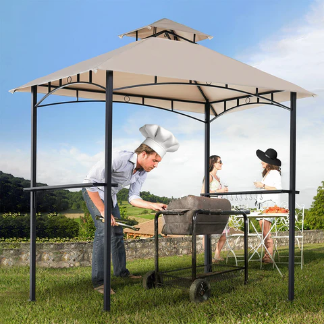 Patio Metal Gazebo Shelter for Outdoor Projects and Export